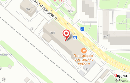 Компания Исток на улице Маршала Федоренко на карте