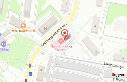 Государственная аптека Мособлмедсервис на Керамической улице на карте