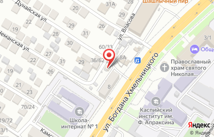 Продуктовый магазин Морячок на улице Власова на карте