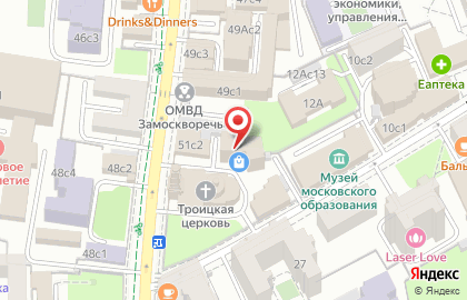 Церковный магазин Православное слово на Пятницкой улице на карте