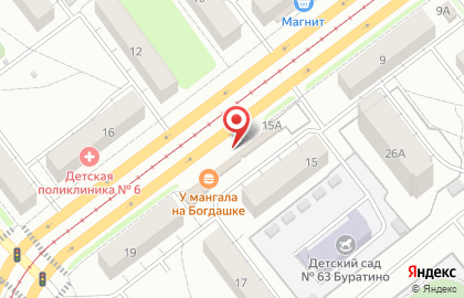 Магазин цветов на улице Рябикова на карте