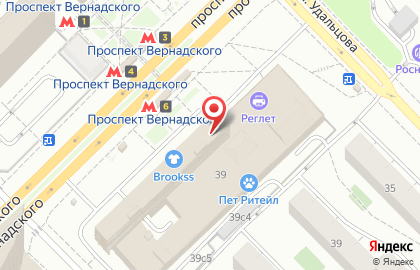 ИНКОМ-Недвижимость офис "Проспект Вернадского" на карте