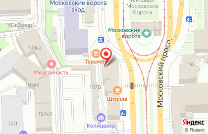 ТОТОГРУПП на Московском проспекте на карте