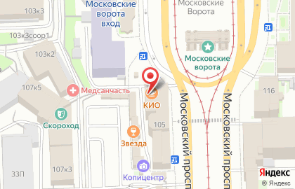 ТОТОГРУПП на Московском проспекте на карте