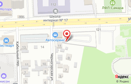 Автостоянка в Самаре на карте