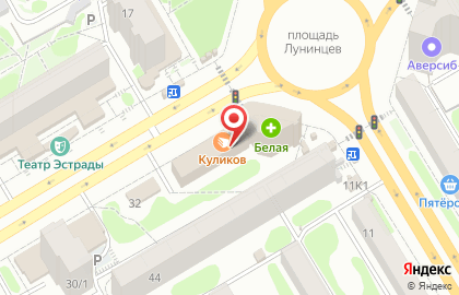 Кондитерский дом Куликовский в Новосибирске на карте