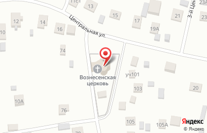 Храм Вознесения Господня, д. Бурцево на карте