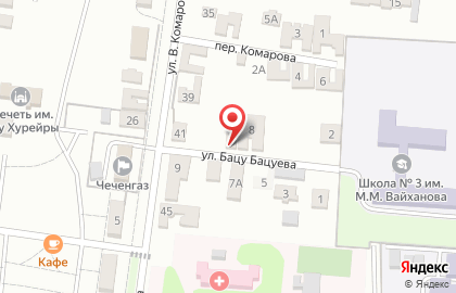 Продуктовый магазин в Грозном на карте