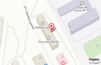 Почта Банк в Мурманске на карте