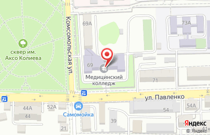 Республиканская научно-медицинская библиотека на улице Павленко на карте