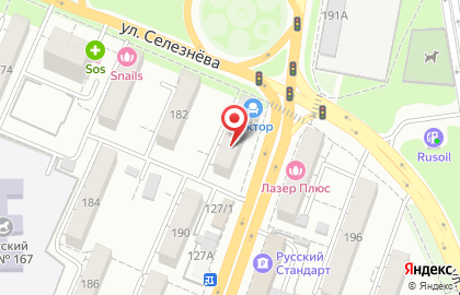 Фабрика мебели Вектор на улице имени Селезнева на карте