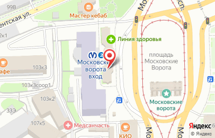 Магазин женской одежды Mon caprice на Московском проспекте на карте