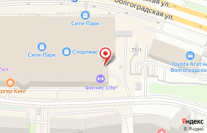 Магазин цифровой техники The iStore на Волгоградской улице на карте