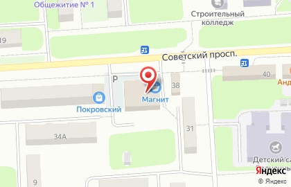 Супермаркет Магнит в Нижнем Новгороде на карте