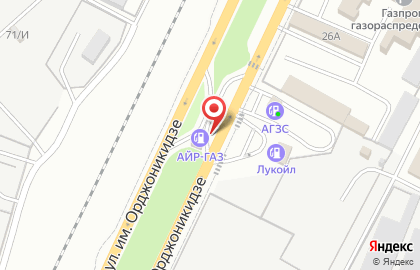 АГЗС Нико в Заводском районе на карте