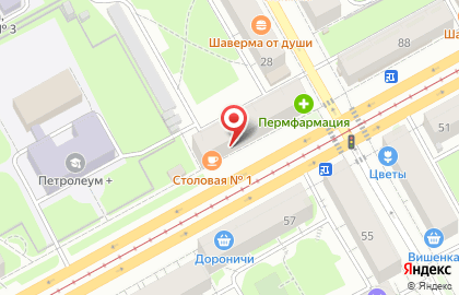 Магазин джинсовой одежды Джинсовый Клондайк в Индустриальном районе на карте
