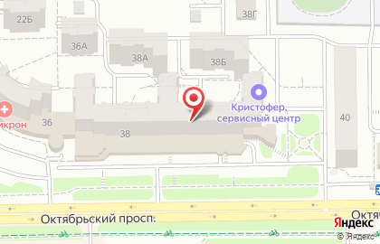 ООО Альянс на Октябрьском проспекте на карте