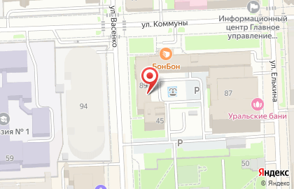 Территориальная избирательная комиссия в Центральном районе на карте