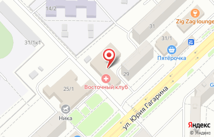 Ваниль на улице Юрия Гагарина на карте