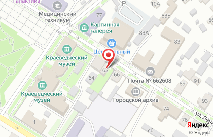 Магазин канцелярских товаров Линия офиса на улице Ленина на карте