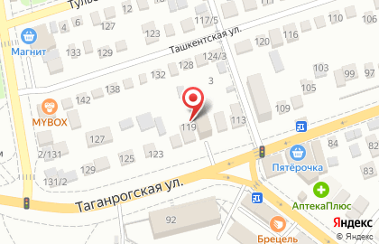 Atelier на Таганрогской улице на карте