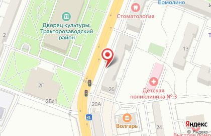Магазин разливного пива Хмельница в Тракторозаводском районе на карте