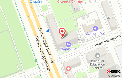 Эра на Ленинградском шоссе на карте