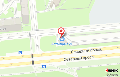 Автомойка в Санкт-Петербурге на карте