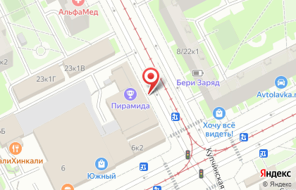 Продовольственный магазин в Фрунзенском районе на карте