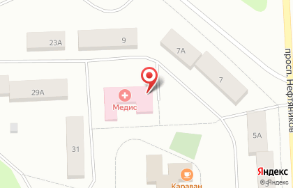 Медицинский центр Медис на Привокзальной улице на карте