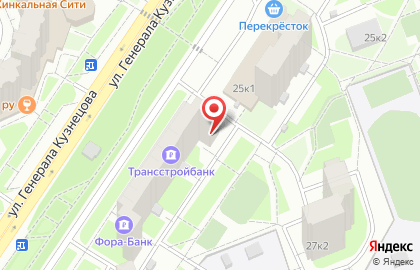 Страховая медицинская компания Ресо-мед на улице Генерала Кузнецова на карте