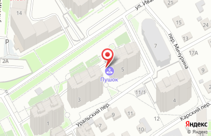 Ателье домашнего уюта Пушок на улице Ивана Черных на карте