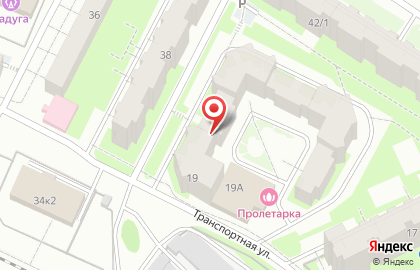 Сауна Пролетарка на карте