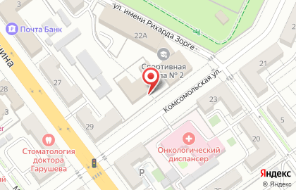 Мировые судьи г. Волжского на Комсомольской на карте