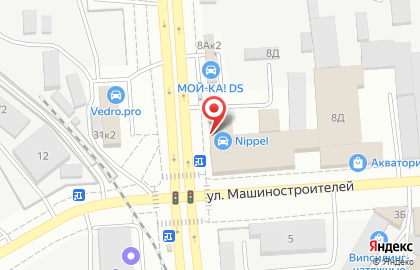 Торгово-производственная компания КухенФартук на улице Машиностроителей на карте