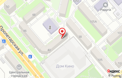 Торгово-производственное объединение Офис-Люкс на Пролетарской улице на карте