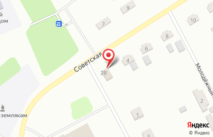 Продовольственный магазин Шанс на Советской улице на карте