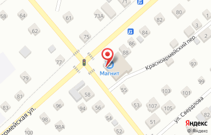 Магазин разливных напитков на Красноармейской улице на карте