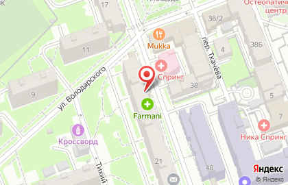 Магазин мясной продукции Лысковский Мясокомбинат в Нижегородском районе на карте