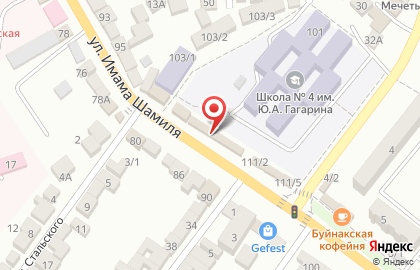 Агентство недвижимости Мегадом в Буйнакске на карте