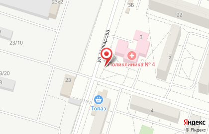 Топаз на улице Макарова на карте