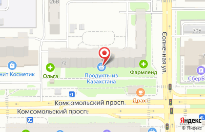 Магазин сантехники и отделочных материалов Домашний Мастер на Комсомольском проспекте на карте