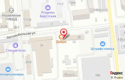 ТрактирЪ на Брестской улице на карте
