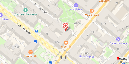 Стоматология Фактор Улыбки на улице Ленина на карте