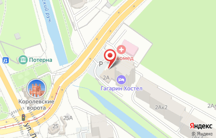 Супермаркет Рядом в Ленинградском районе на карте