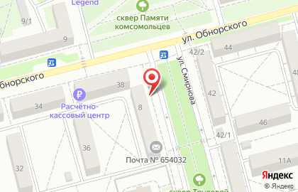 Супермаркет Фасоль в Кузнецком районе на карте