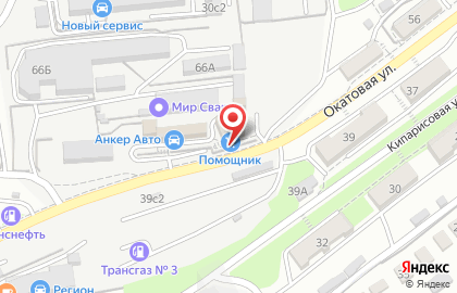 Магазин строительно-отделочных материалов Помощник в Первомайском районе на карте