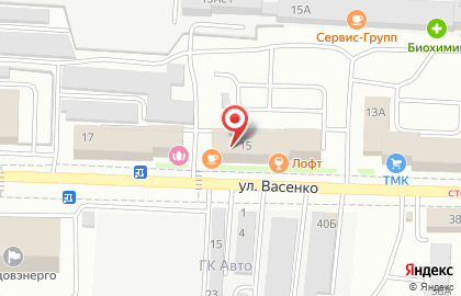 Агентство недвижимости Магнит на улице Васенко на карте