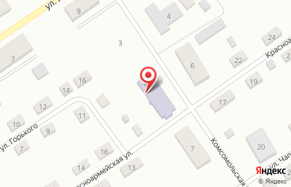 Октябрьский центр образования на Комсомольской на карте