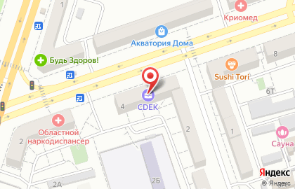 Компания Марка Ткани на улице Героев Стратосферы на карте